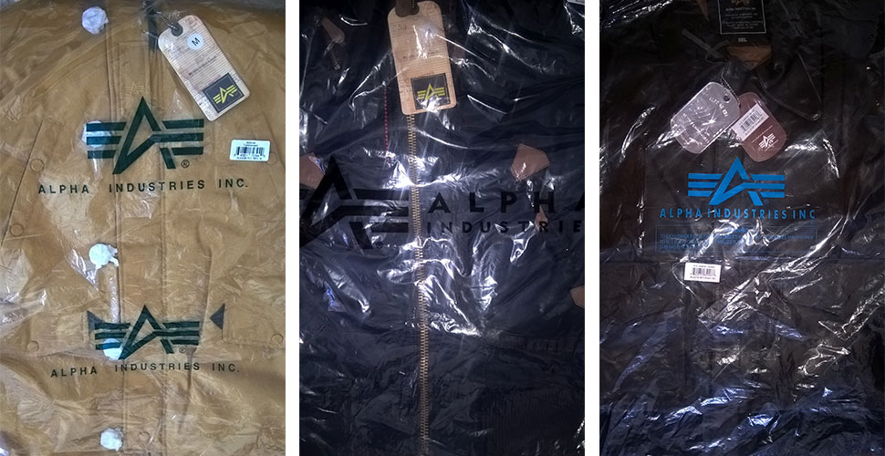 Упаковка Alpha Industries