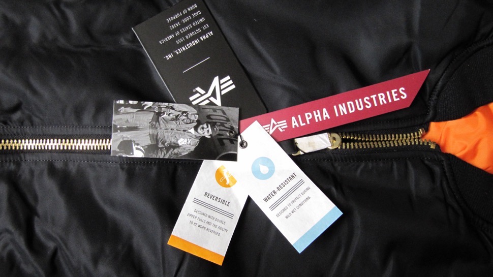 Этикетоки Alpha Industries